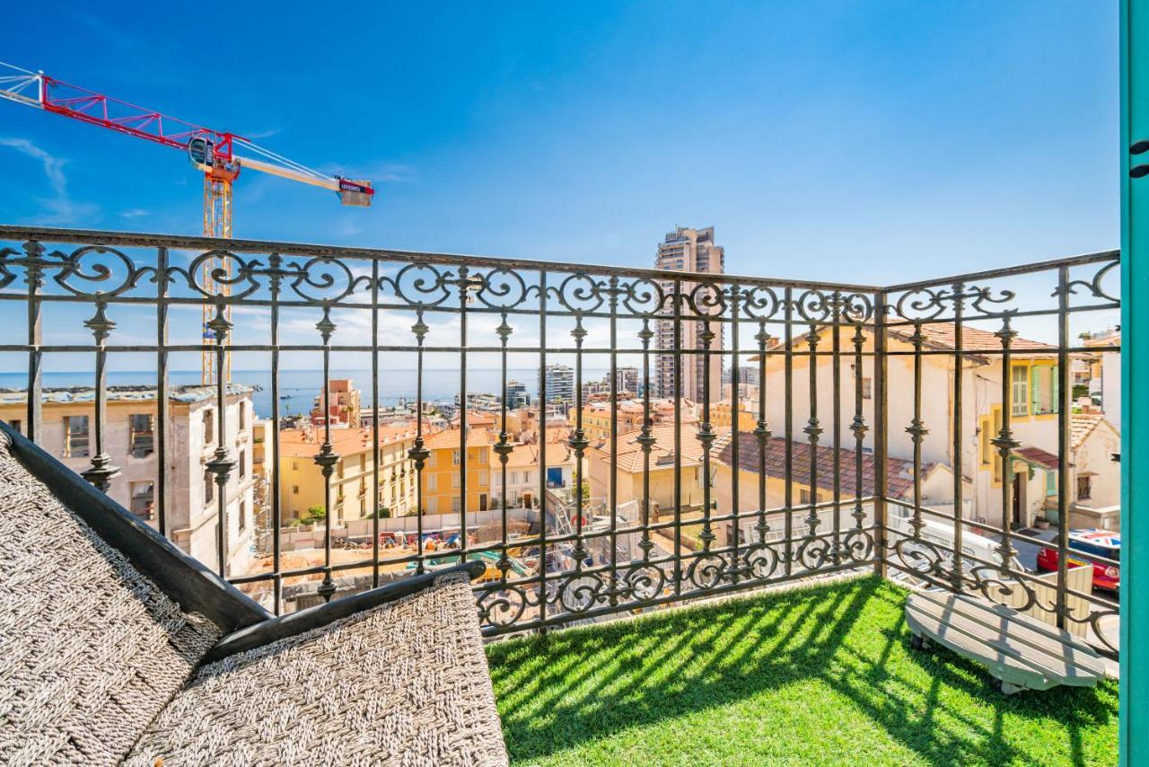 Frontiere De Monaco - Balconnet Vue Mer - Ba Apartment Beausoleil Ngoại thất bức ảnh